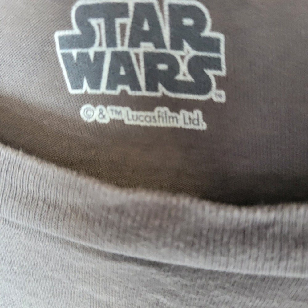 Star Wars Millennium Falcon Schematic T-Shirt Gray Zuni Sportswear Mens XL - Picture 3 of 8